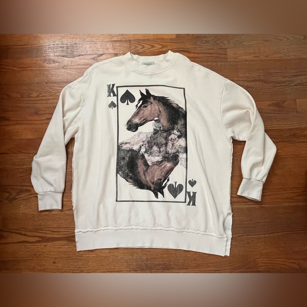 Free People Western Tunic Sweatshirt